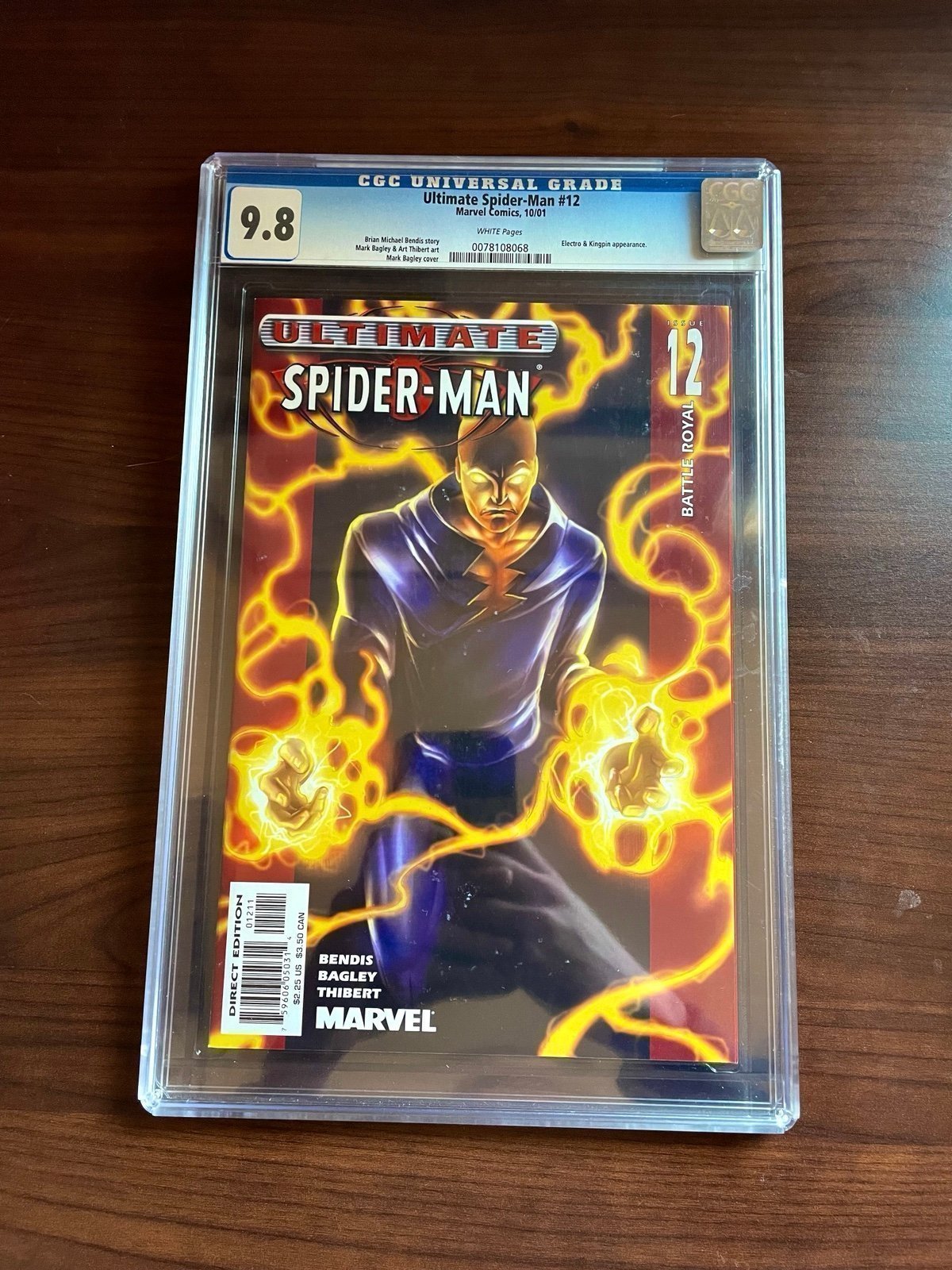 Ultimate Spider-Man #12 CGC 9.8 Electro