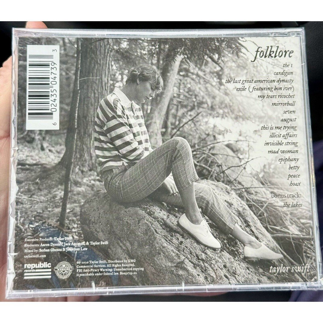 Taylor Swift *Rare* Folklore Target Exclusive Misprint CD