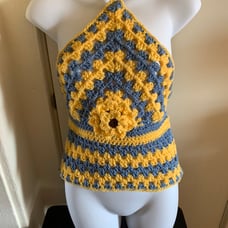 Crocheted Handmade women's tank top