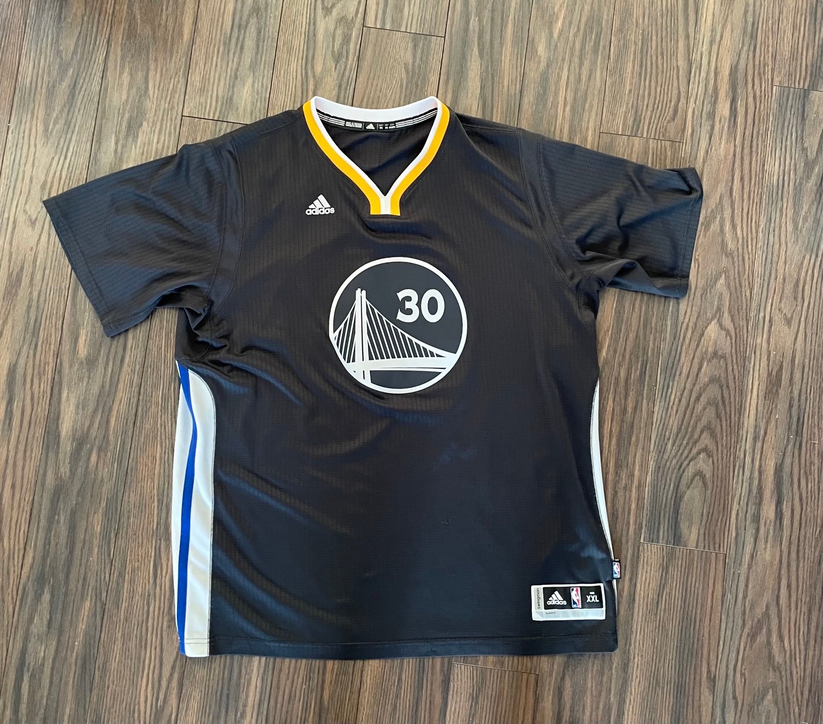 Adidas Warriors Curry Swingman Jersey 2X