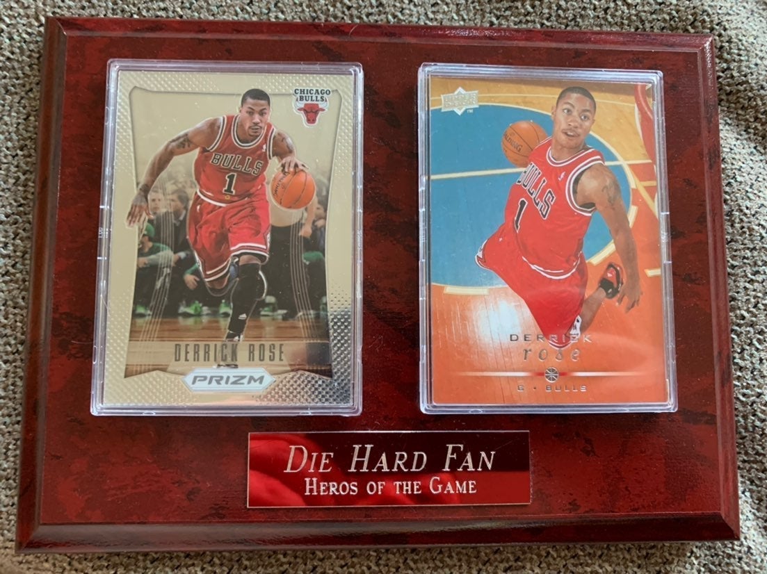 Derrick Rose Rookie and Prizm