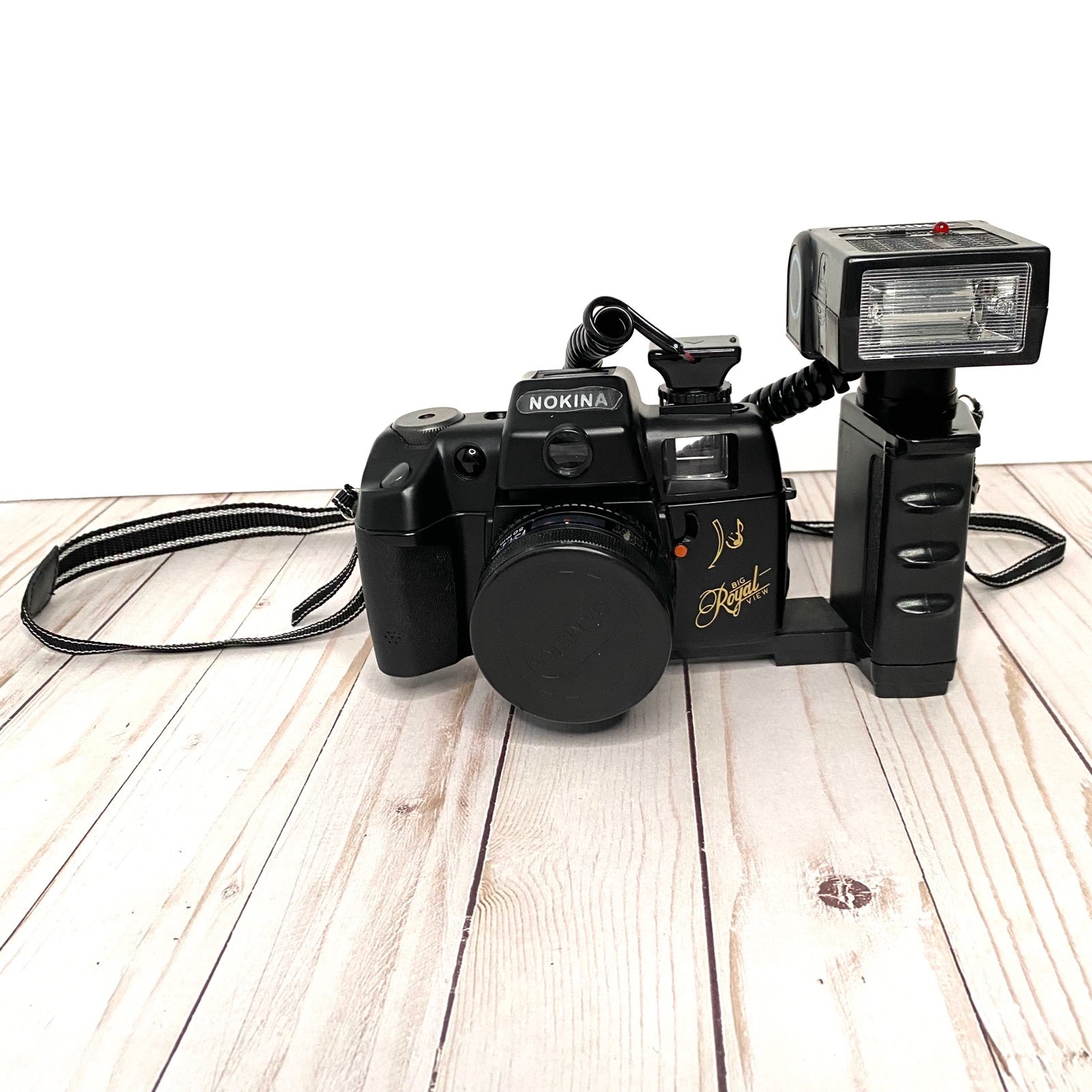Vintage NOKINA Black NK 2020 Big Royal View 35mm Deluxe Camera Set With Timer