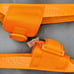 Adidas Pharrell x Boost Slides Bright Orange Sz 11 Men NIB
