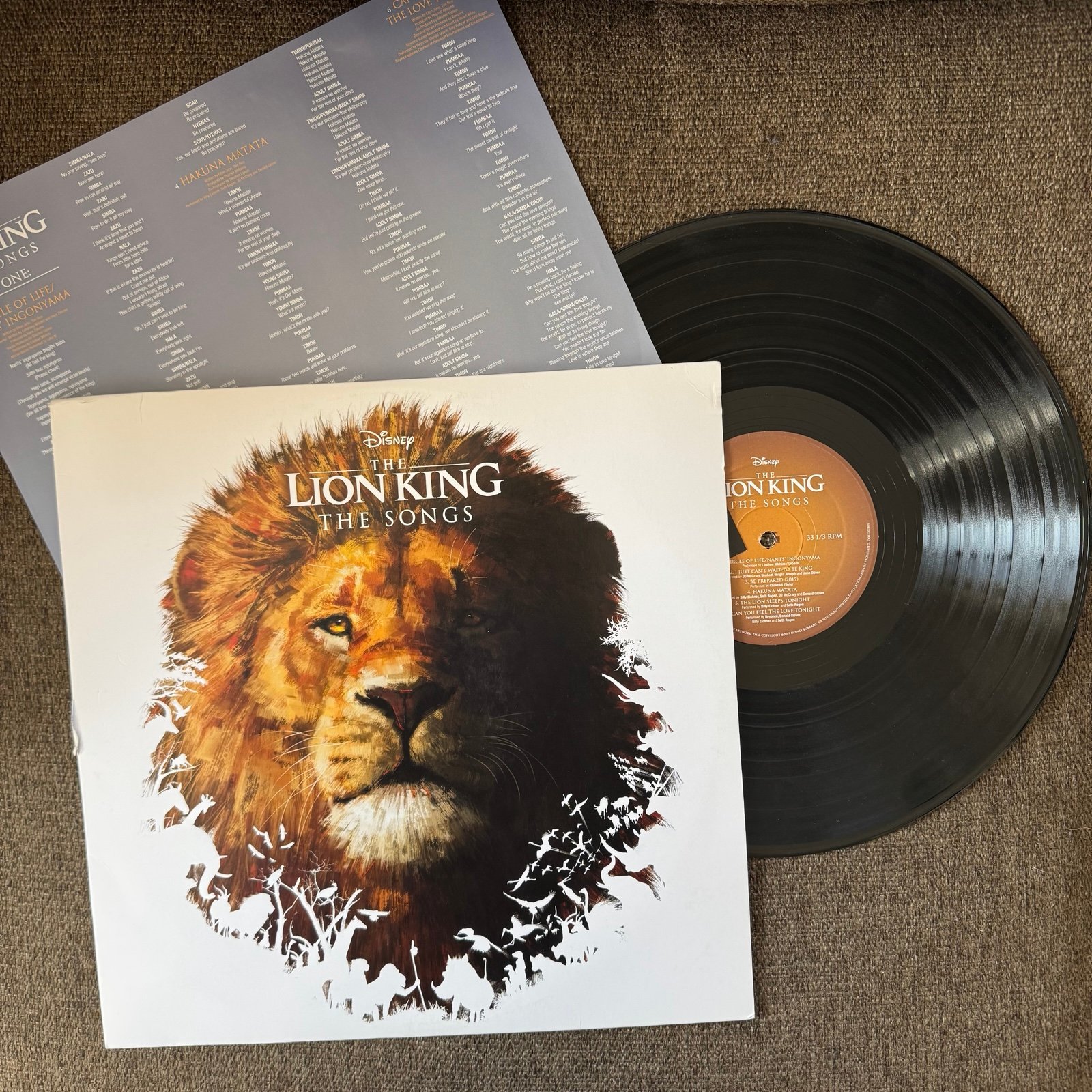 The Lion King Vinyl Record