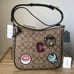 Coach Ellie file bag disco patches signature