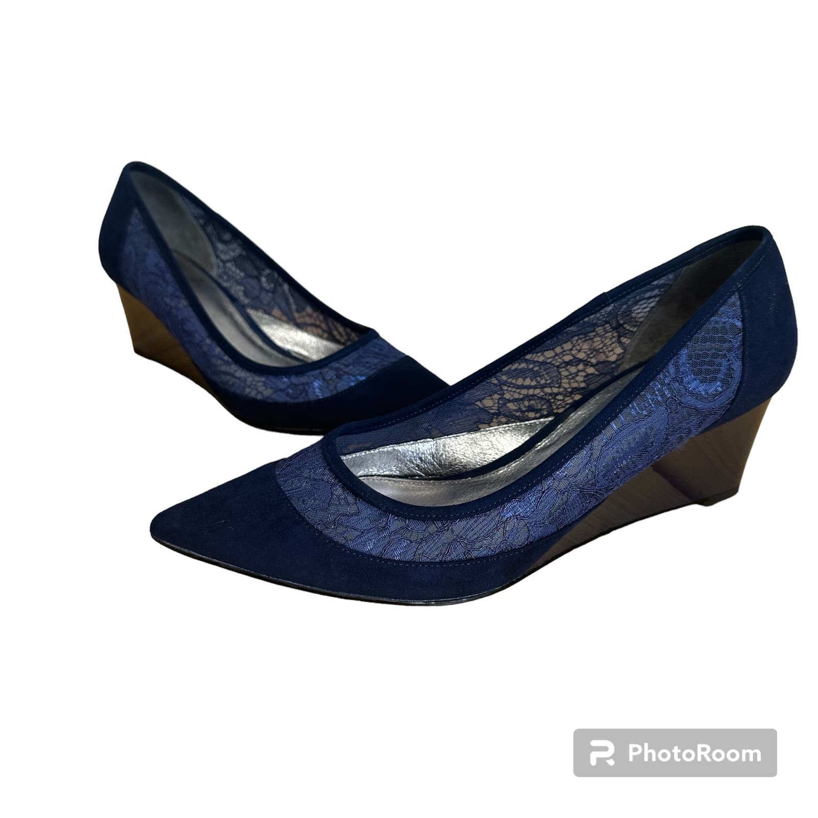 Adrianna papell lois lace evening deals pumps