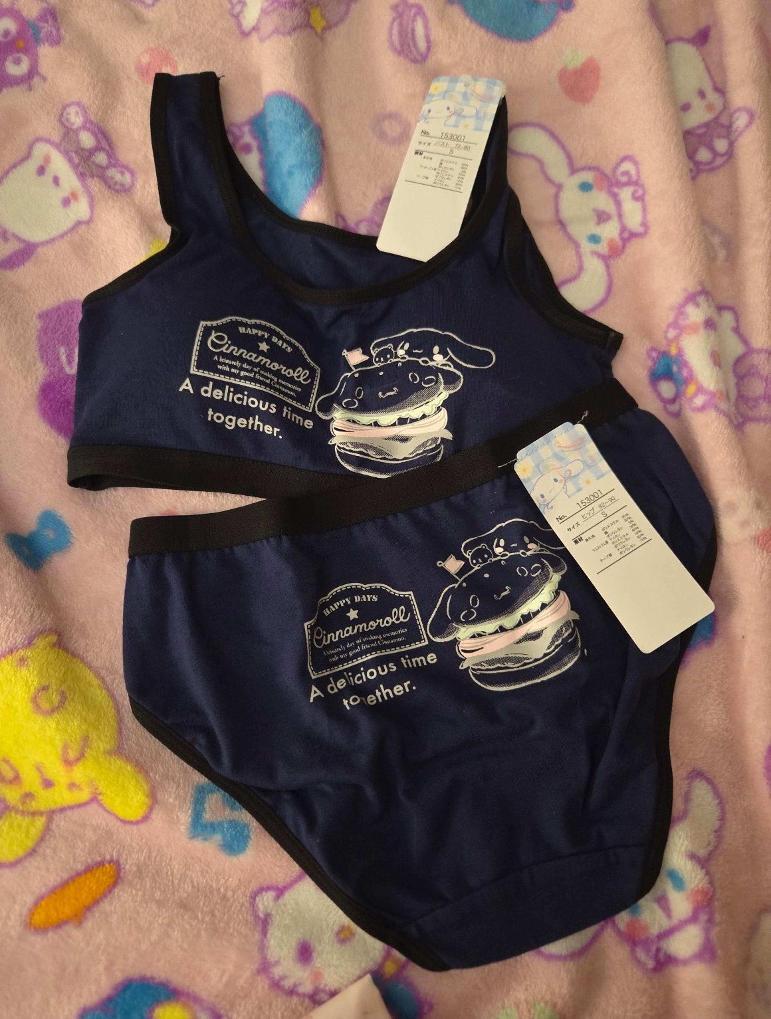 Cinnamoroll cheeseburger Underwear 2 piece set