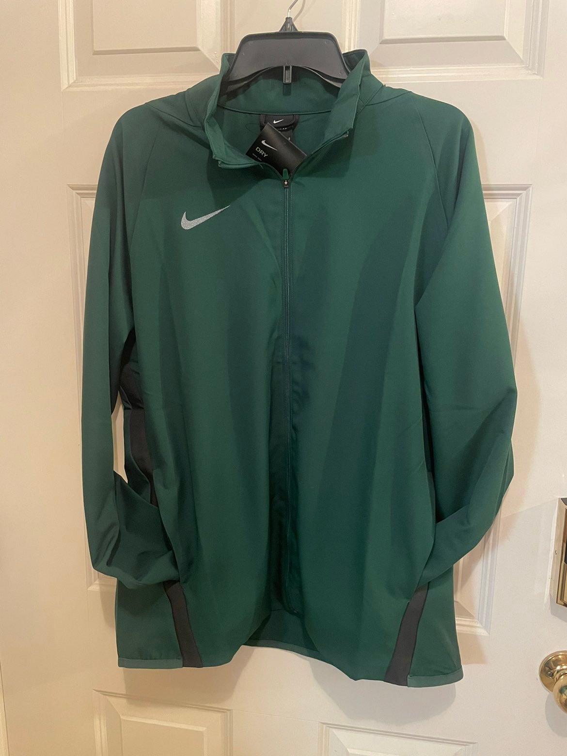 NWT Nike Men's Dry Team (Green) Full Zip Men's Training Jacket Size L