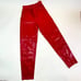 red leather pants