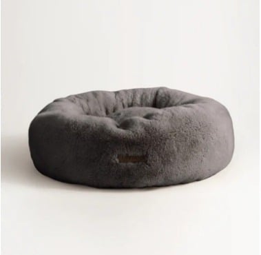 Unhide Floof Pet Bed in Charcoal Charlie LARGE -- 35 x 12