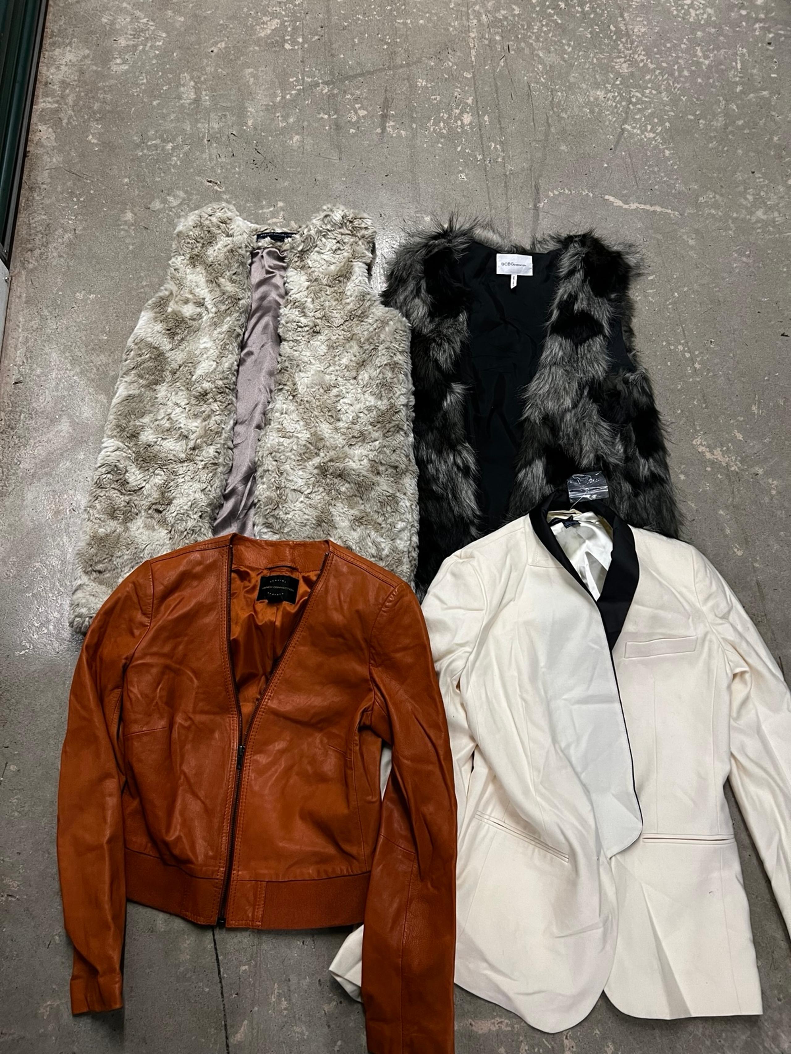 Women’s BCBG fur vest