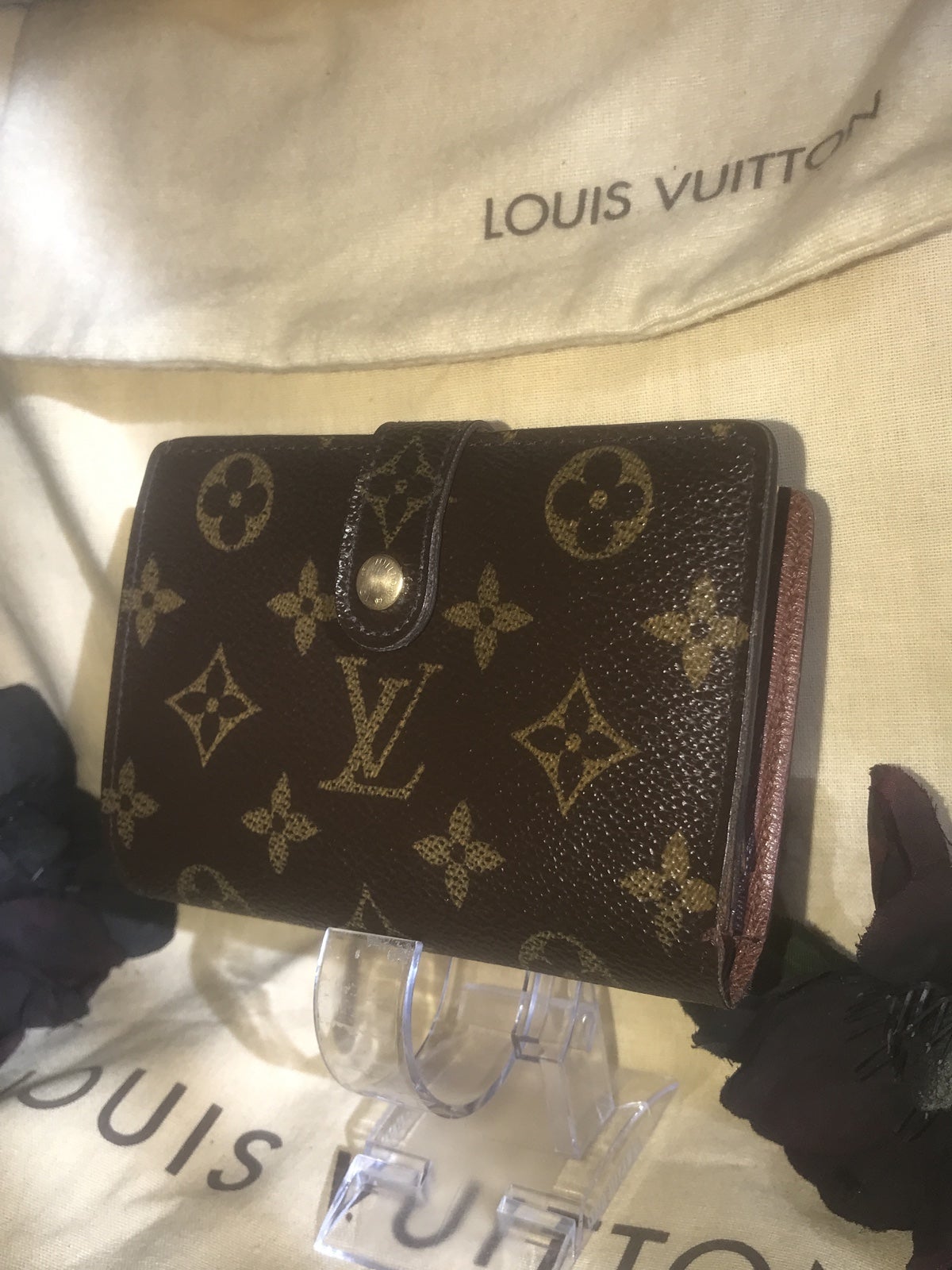 Louis Vuitton Wallet Purse Coin purse Monogram Brown Woman Authentic sale Used Y6359