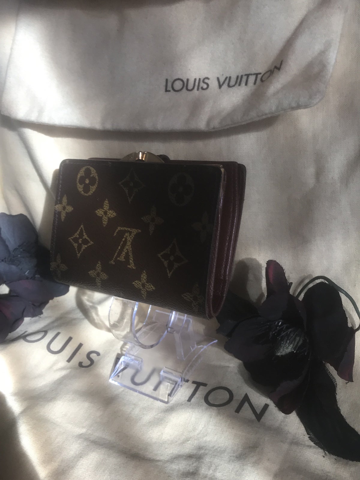 Louis Vuitton Wallet Purse Coin purse Monogram Brown Woman Authentic sale Used Y6359