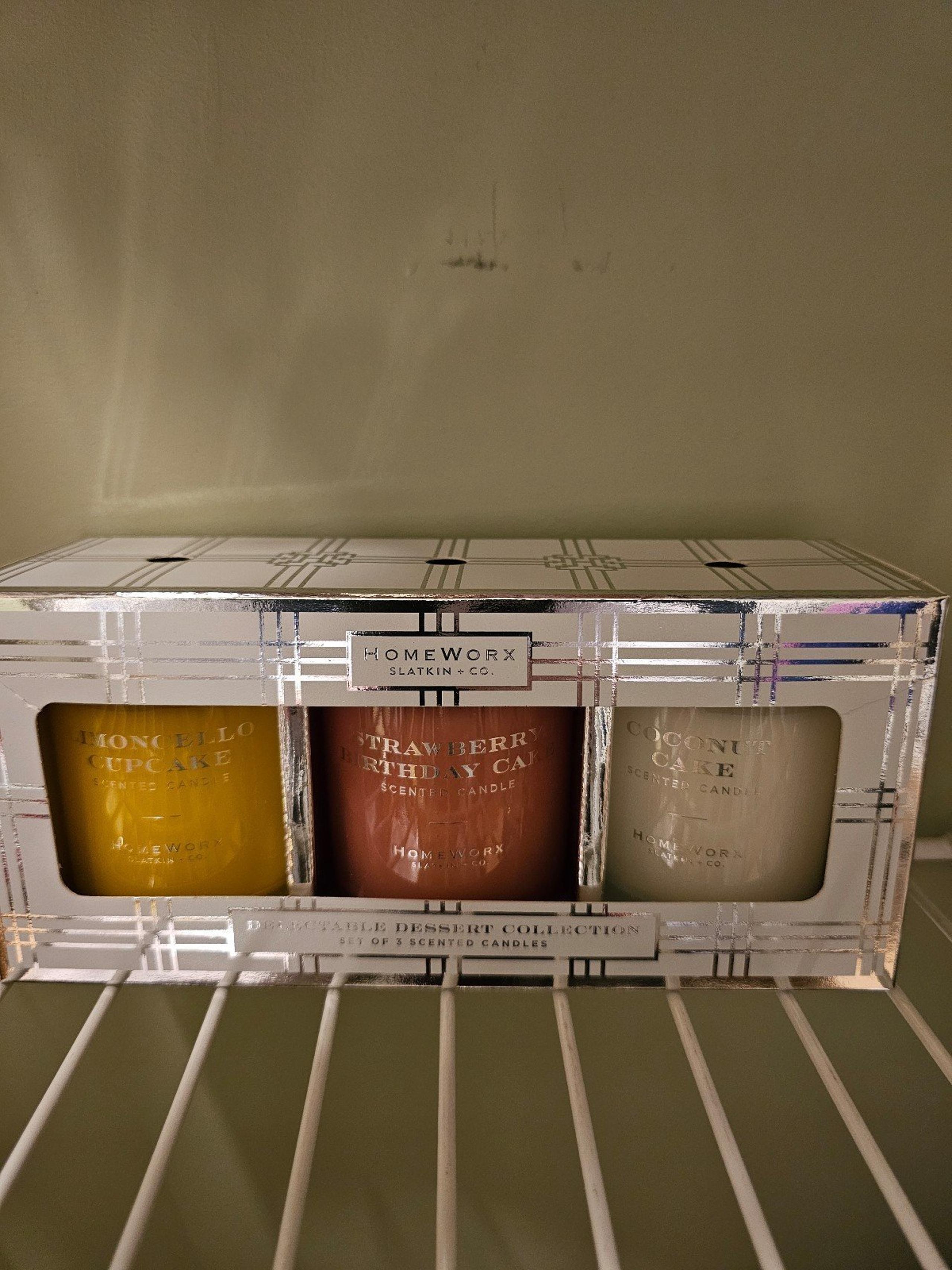 Delectable Desert Collection Set of 3 Candles