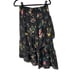 Alison Andrews Black Floral Asymmetrical Skirt