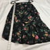 Alison Andrews Black Floral Asymmetrical Skirt