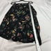 Alison Andrews Black Floral Asymmetrical Skirt