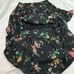 Alison Andrews Black Floral Asymmetrical Skirt