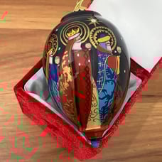 2020 LI BIEN Handpainted Glass Finial Three Kings 5” Christmas Tree Ornament