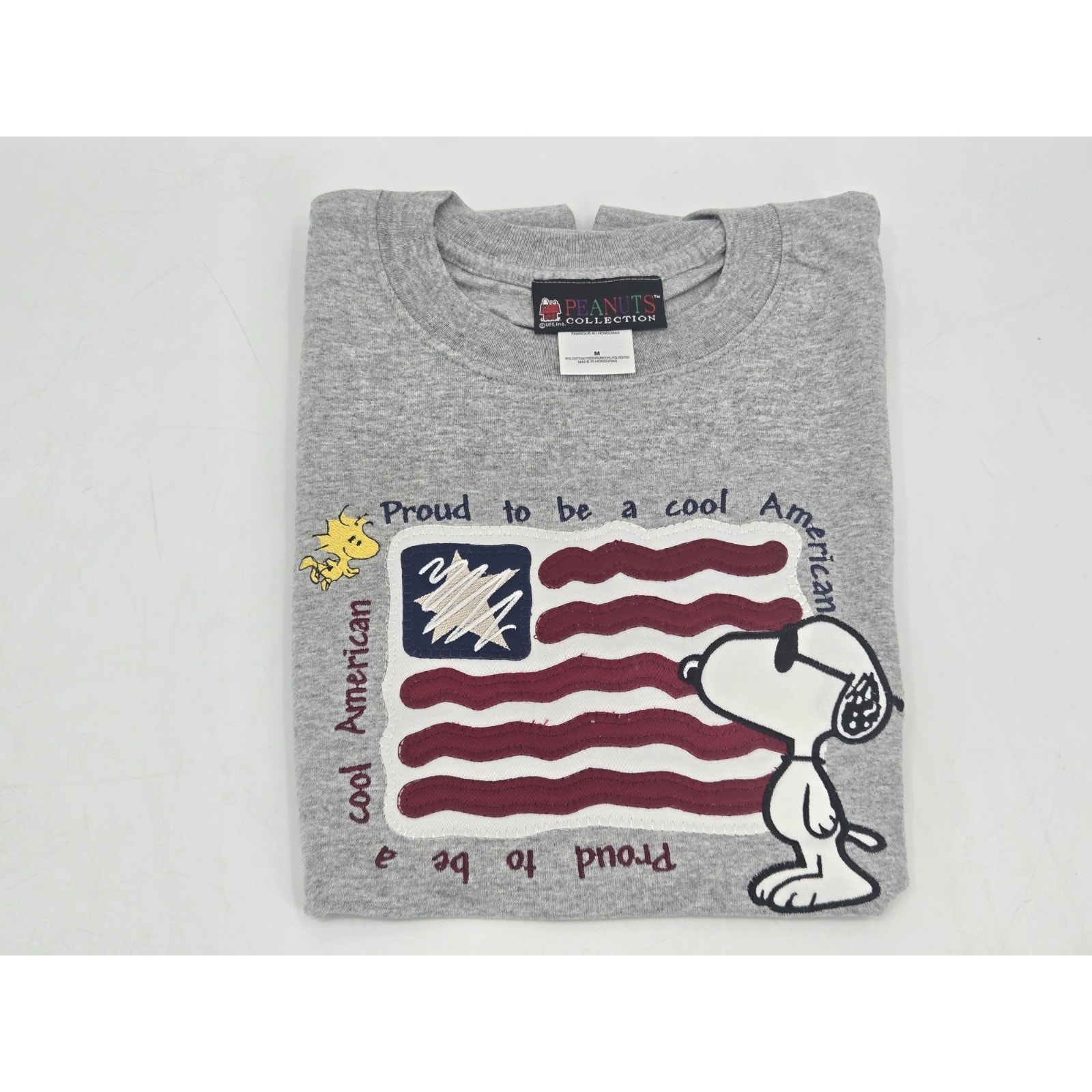 Vintage Mens M Peanuts Collection Snoopy Woodstock T Shirt USA