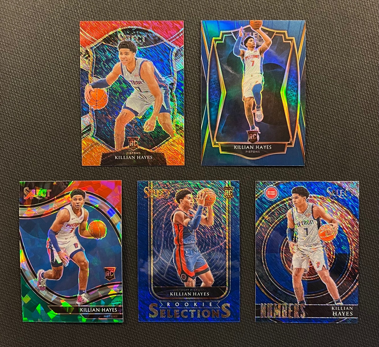 2020-21 Panini Select NBA Killian Hayes RC Lot