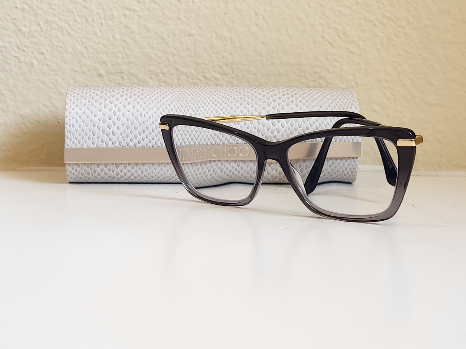 Women's Jimmy Choo JC297 Cat Eye Glasses & Case
