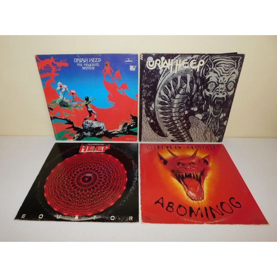 URIAH HEEP Vinyl LP Lot of 4 Records