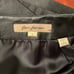 Black leather mini skirt