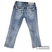 Rock Revival Jeans Size 26 Capri Faye Distressed Jeans Coastal Cowgirl Vacation