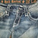 Rock Revival Jeans Size 26 Capri Faye Distressed Jeans Coastal Cowgirl Vacation
