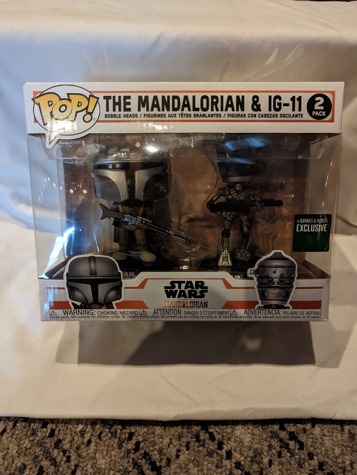 Funko Pop mandalorian & ig-ll 2 pack