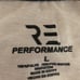 RE Performance Mens Athletic Tees V-Neck Size L Beige