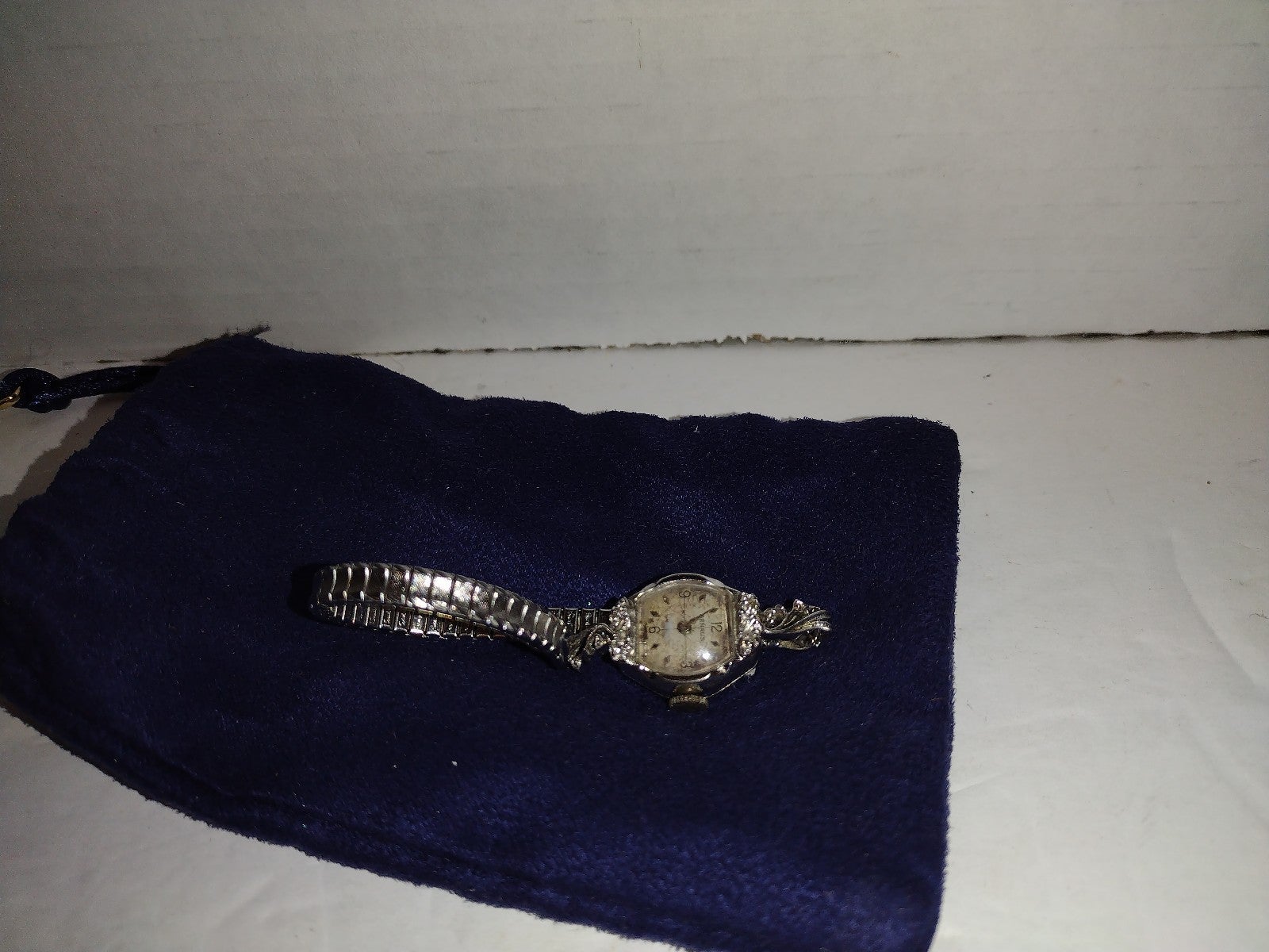 Vintage benrus women's watch with stones