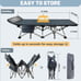 Folding Bed Camping Cot for Adult Portable Outdoor with Soft Mattress Carry Bad