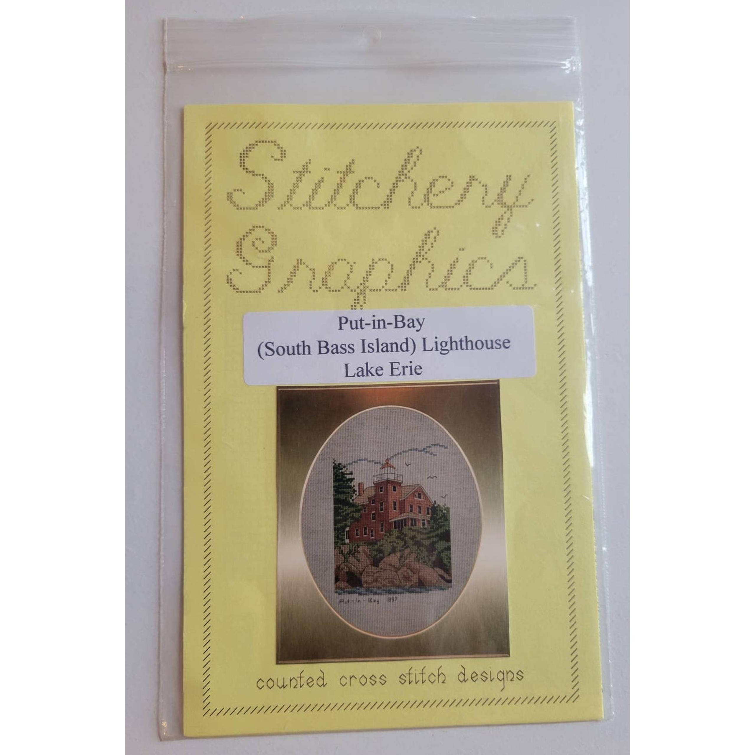 Stichery Graphics Put-In-Bay Lighthouse Counted Cross Stitch Pattern Ohio