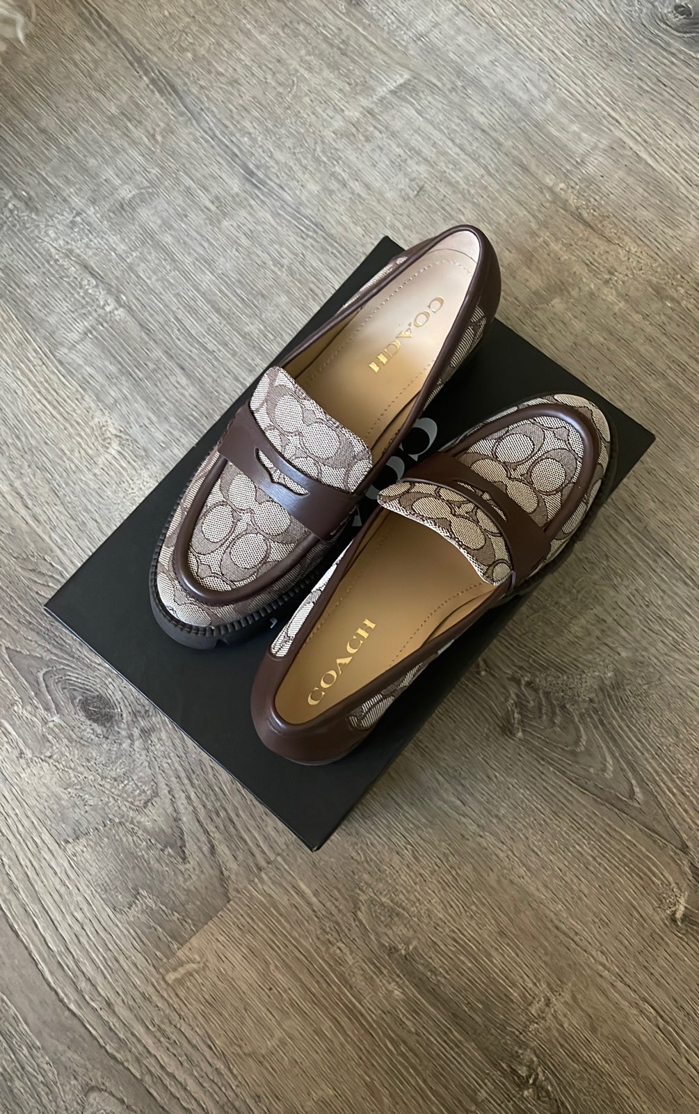 Coach Brown Mules