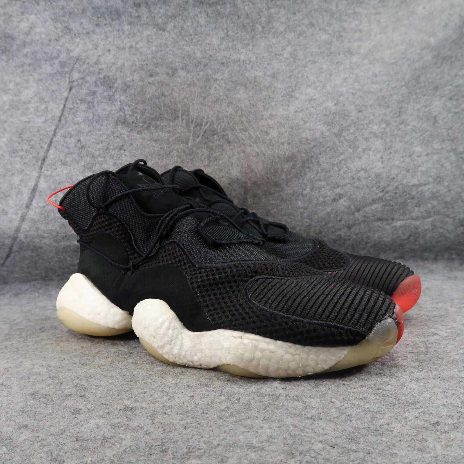Adidas Shoes Mens 13 Sneaker Crazy BYW Core Black Athletic High Top Knit Comfort