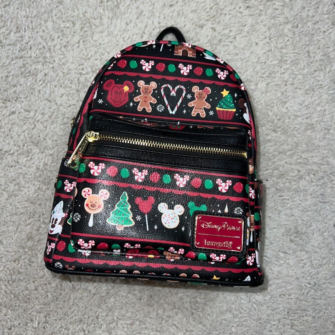 Loungefly Disney Parks Holiday Christmas Snacks 2019 Food Icons Mini Backpack
