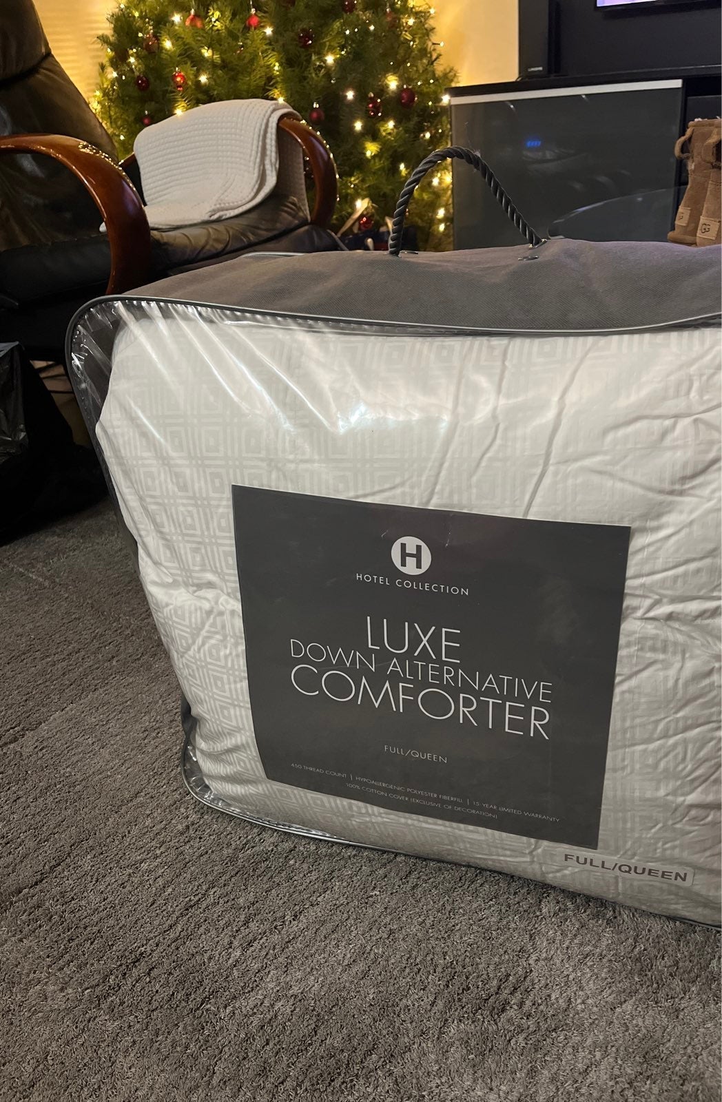 Hotel collection luxe down alternative queen