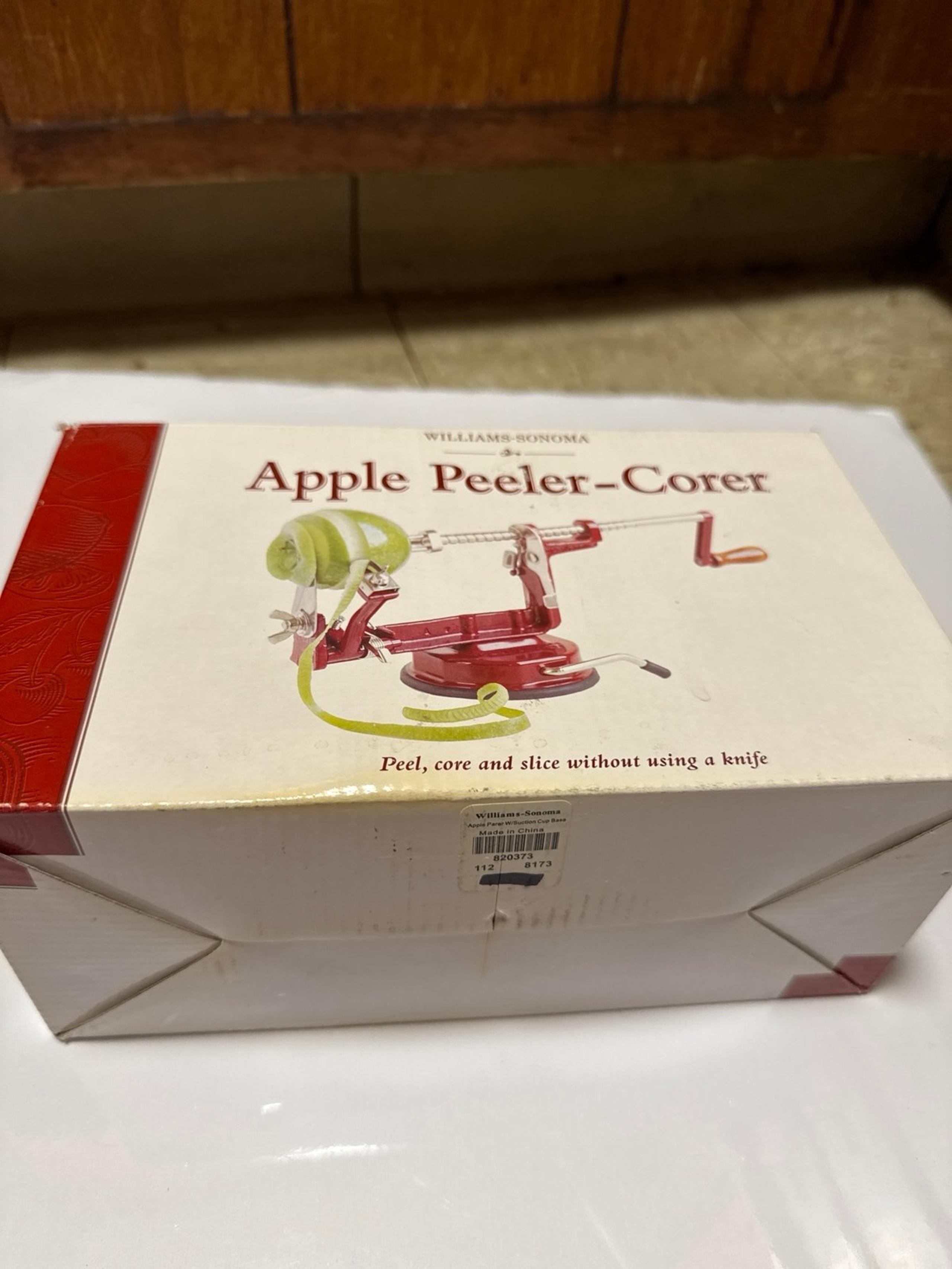 Apple peeler and corer