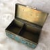 Antique Chinese Export Enamel on Brass Trinket Snuff Pill Box