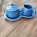Fiesta Creamer and Sugar Set with Underplate