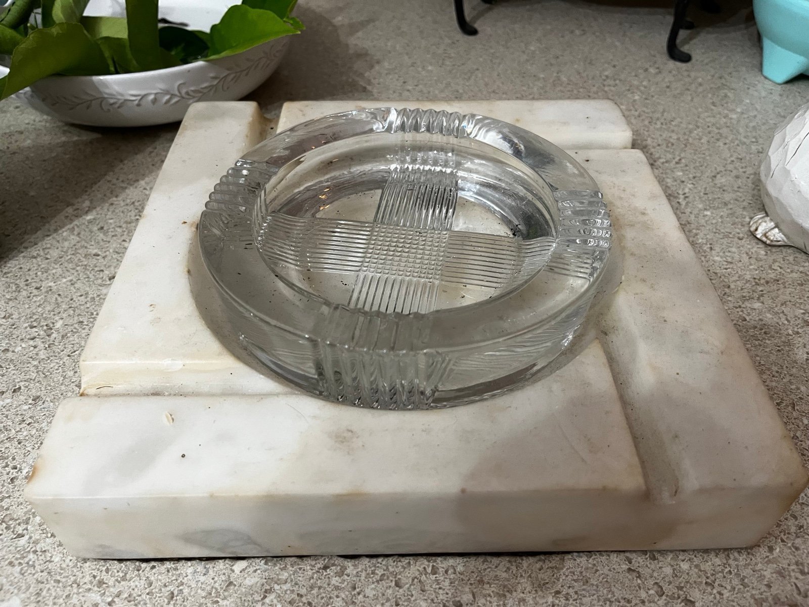 Merit 6.25 glass ashtray