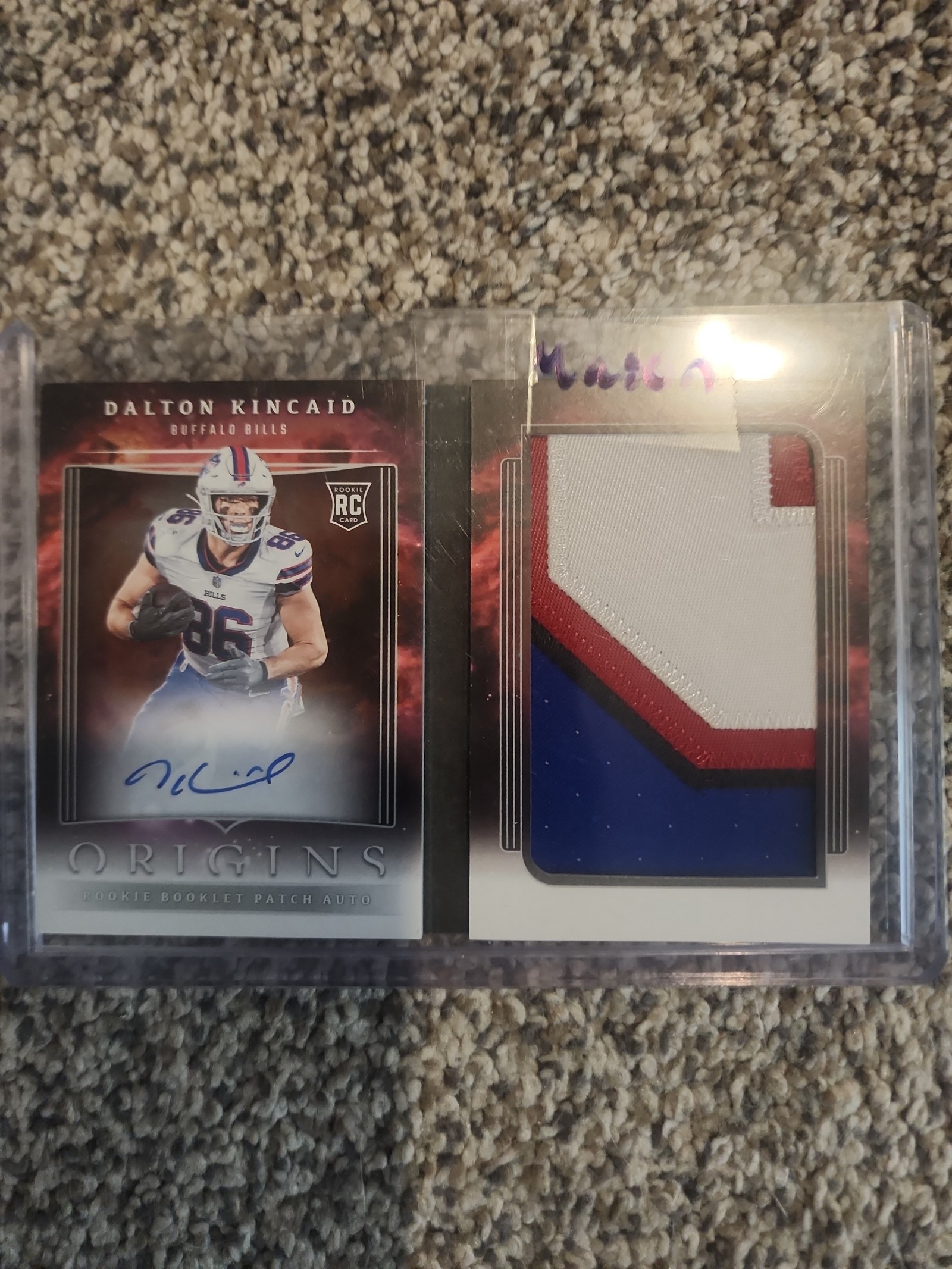 Dalton Kincaid Rookie card