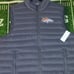 Denver Broncos Full Zip Puffer Vest Jacket Winter Coat NWT ...full zip feature..