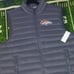 Denver Broncos Full Zip Puffer Vest Jacket Winter Coat NWT ...full zip feature..