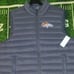 Denver Broncos Full Zip Puffer Vest Jacket Winter Coat NWT ...full zip feature..