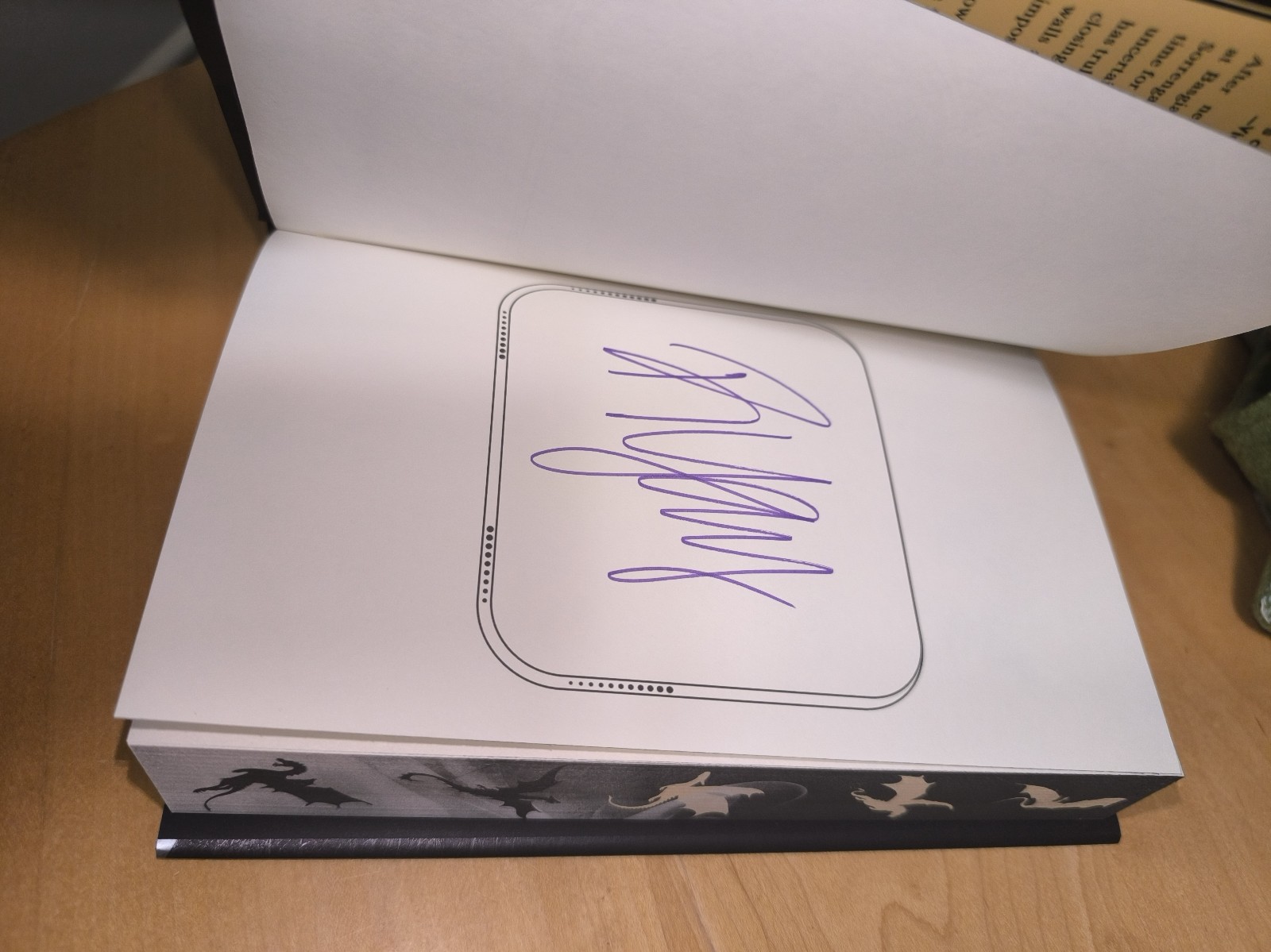 SIGNED Onyx Storm