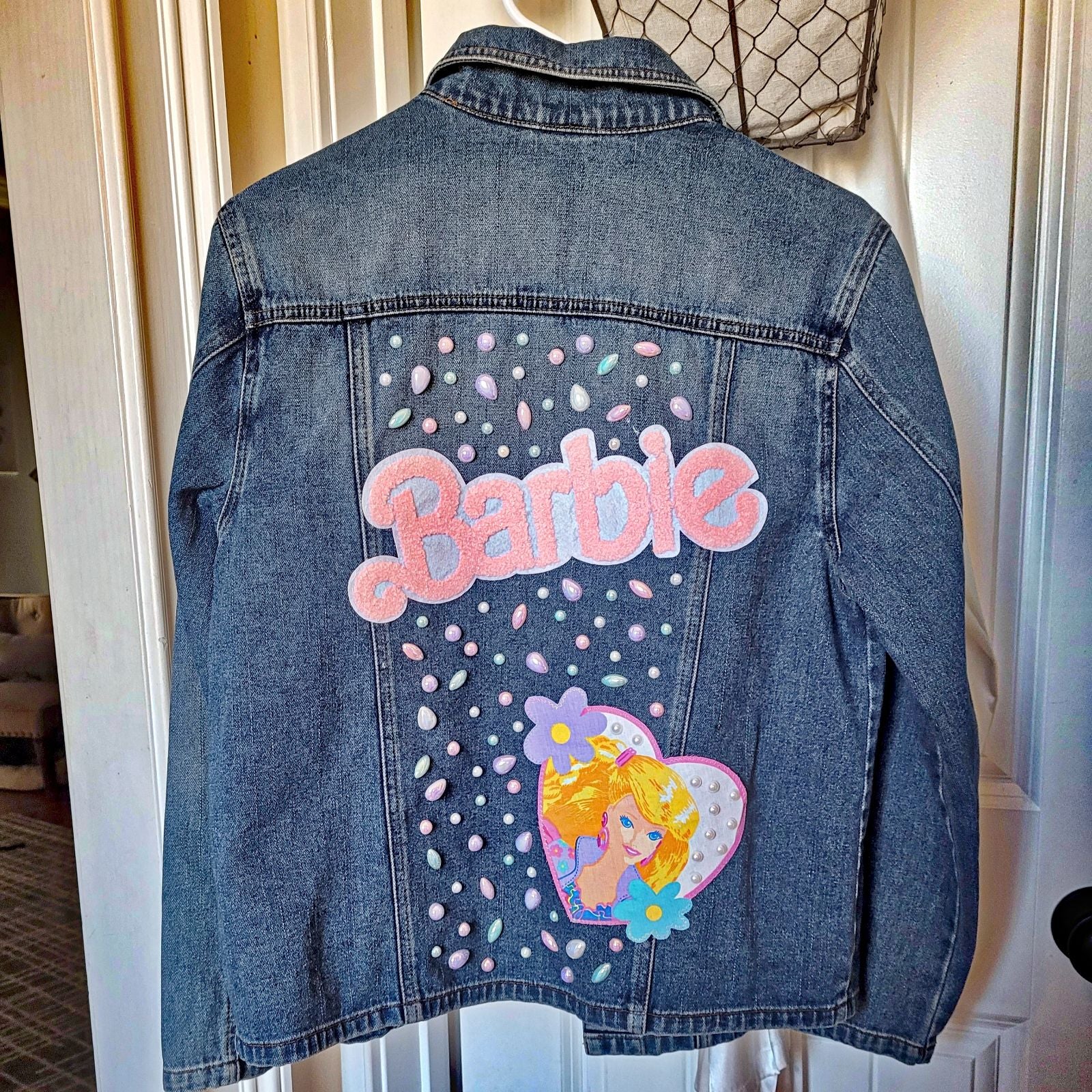 Womens retro Barbie denim jacket