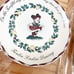 Set of 6 Disney Holiday 12 Days Of Christmas Plates 7 3/4×7 3/4